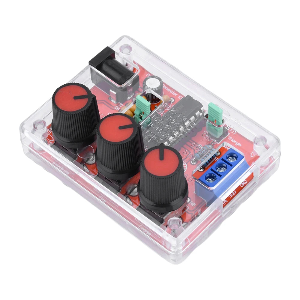 XR2206 High Precision Signal Generator DIY Kit Sine Triangle Square Waves 1Hz 1MHz Frequency Range Adjustable Frequency Oasis Select