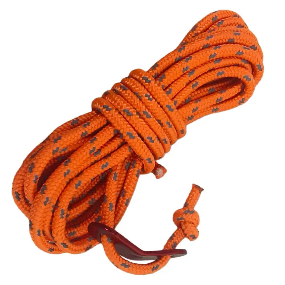 4-Pack 4mm x 4m Outdoor Camping Awning Guyline Ropes 9-Strand Windproof Tent Utility Cord for Clothesline & Gear Tie-Down Oasis Select