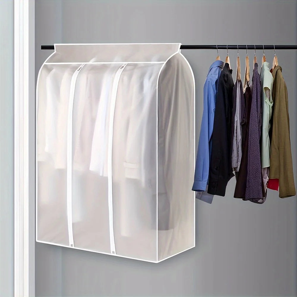 Clothing Dust Cover Transparent Dress Garment Dust Cover Storage Bag Case Organizer Wardrobe Clothing Hanging Dust Proof Bag Oasis Select