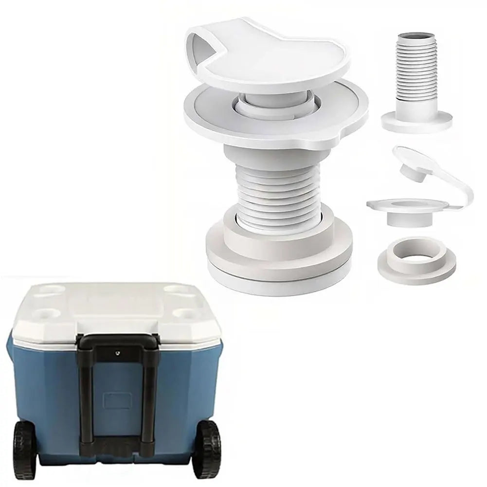 Threaded Cooler Drain Stopper Kit 1 1.5 Inch For Coleman For IGLOO Cooler Parts Camping Fishing Tailgating Events Gear Oasis Select
