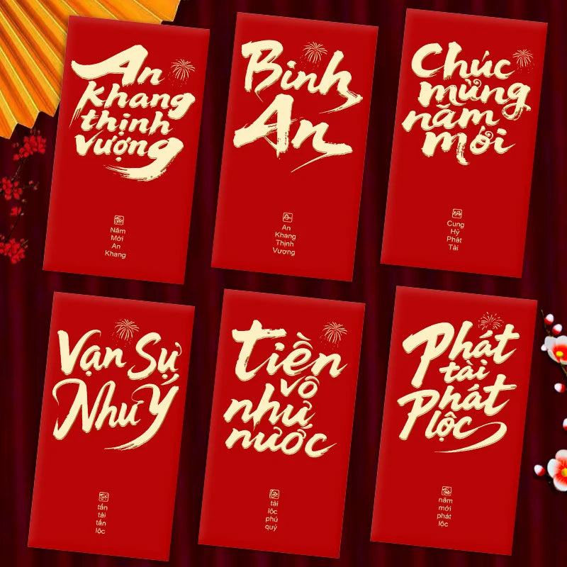 Horse Year 2026 Red Envelopes Chinese New Year Red Envelopes Spring Festival Party Favors Lunar Year Of The Horse Red Pockets Oasis Select B4