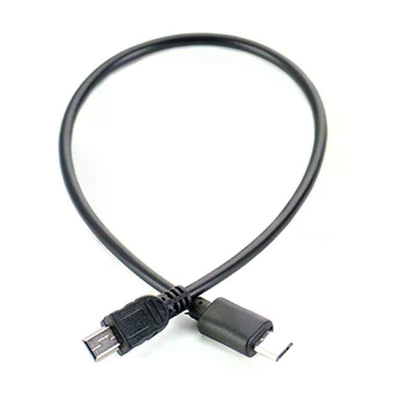 Micro USB Male To Mini USB Male Data Adapter Converter Cable Cord Oasis Select
