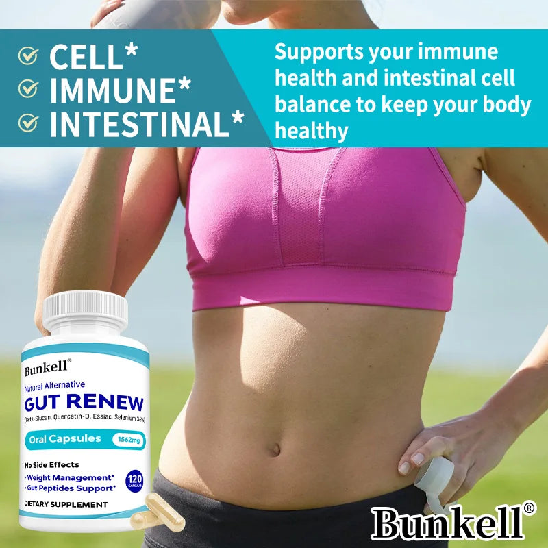 Bunkell Gut Health Supplement – Probiotic, Liver Detox & Immune Support Probiotic Supplement Oasis Select