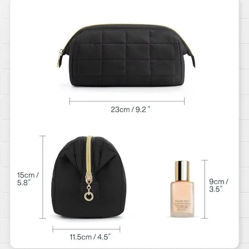 Makeup Bag Travel Makeup Bag Cosmetic Storage Box Expandable Storage Travel Essentials Toiletries Brushes Oasis Select
