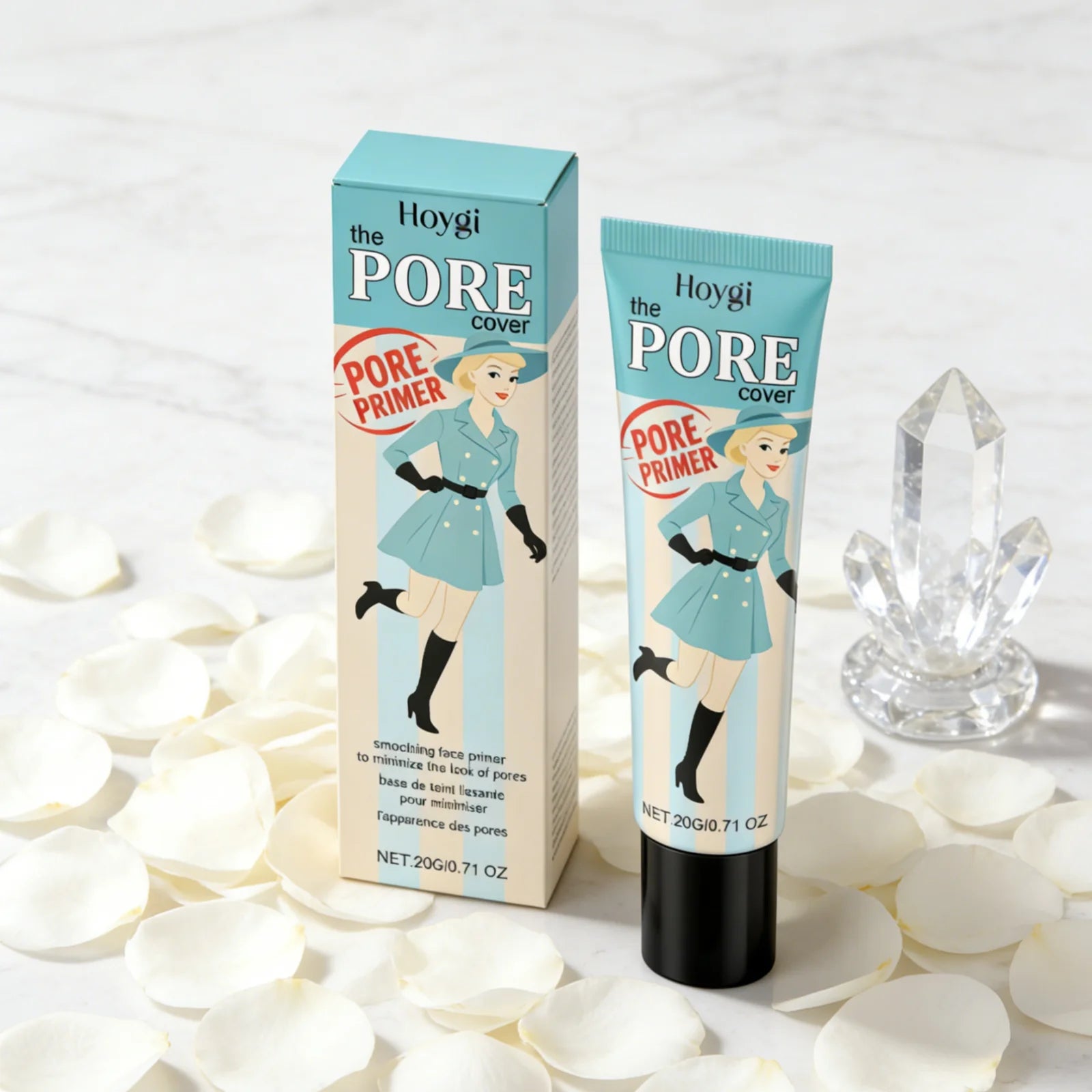 Hoygi Pore Primer Long Lasting Makeup Absorb Excess Oil Fine Texture Refresh Moisturizing Gentle Formula Smoothing Face Primer Oasis Select