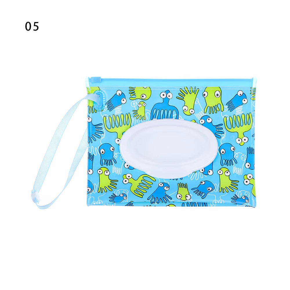 1PC Fashion Reusable EVA Cleaning Wipes Case Wipes Container Baby Wet Wipes Box Wet Wipes Bag Oasis Select 5
