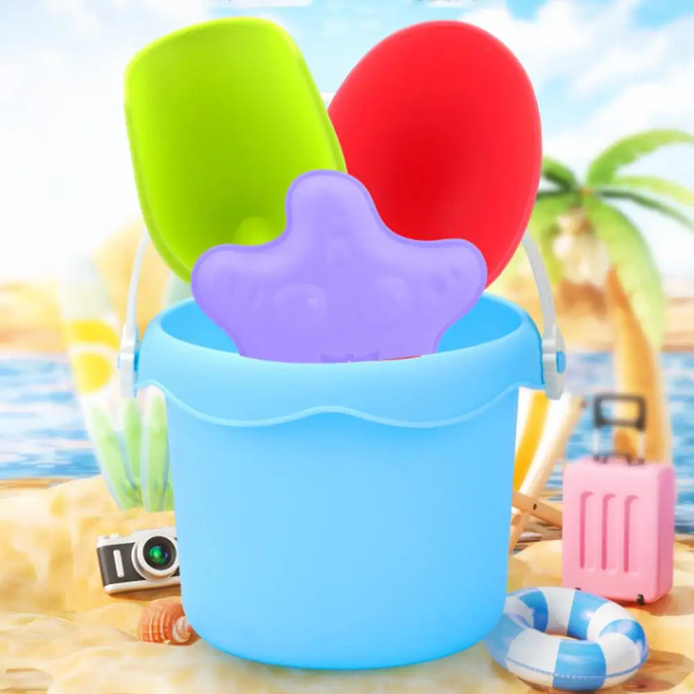 Kids Beach Toy Set Baby Sand & Water Play Kit with Bucket Shovel Rake Watering Can Summer Outdoor Sandbox Tools for Toddlers Oasis Select