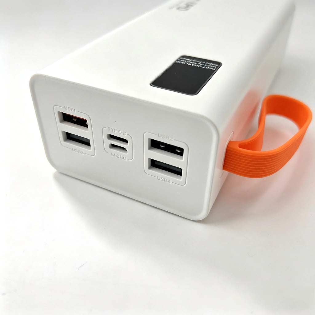 50000mAh Power Bank 120W Fast Charging Portable Charger Built-in Cable External Battery Pack PD USB C LED Display Powerbank Oasis Select