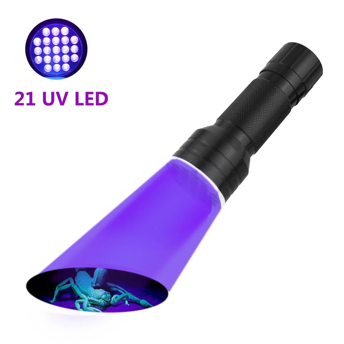 POCKETMAN UV Blacklight Flashlight 395nm | 9–51 LED