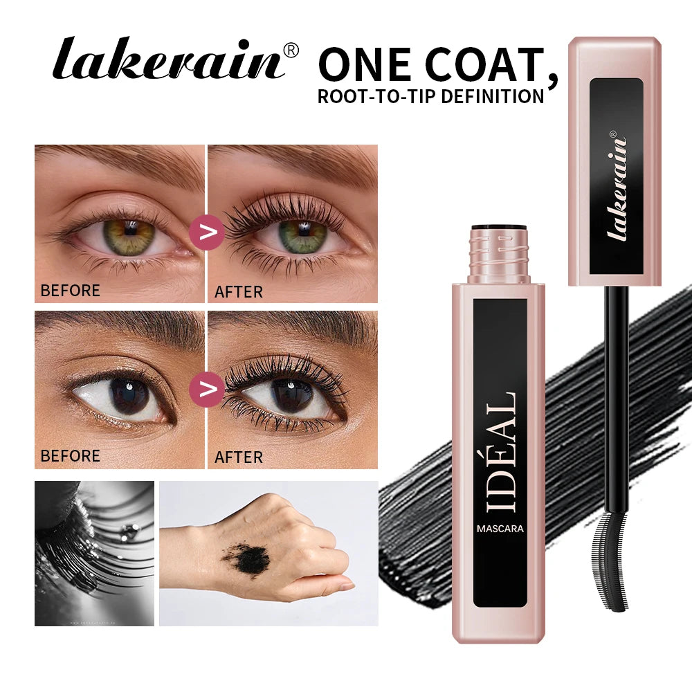 Black Waterproof Mascara Lengthening Eyelash Extension Eye Lashes Brush Beauty Curling Mascara Korean Cosmetics Long-wearing Oasis Select