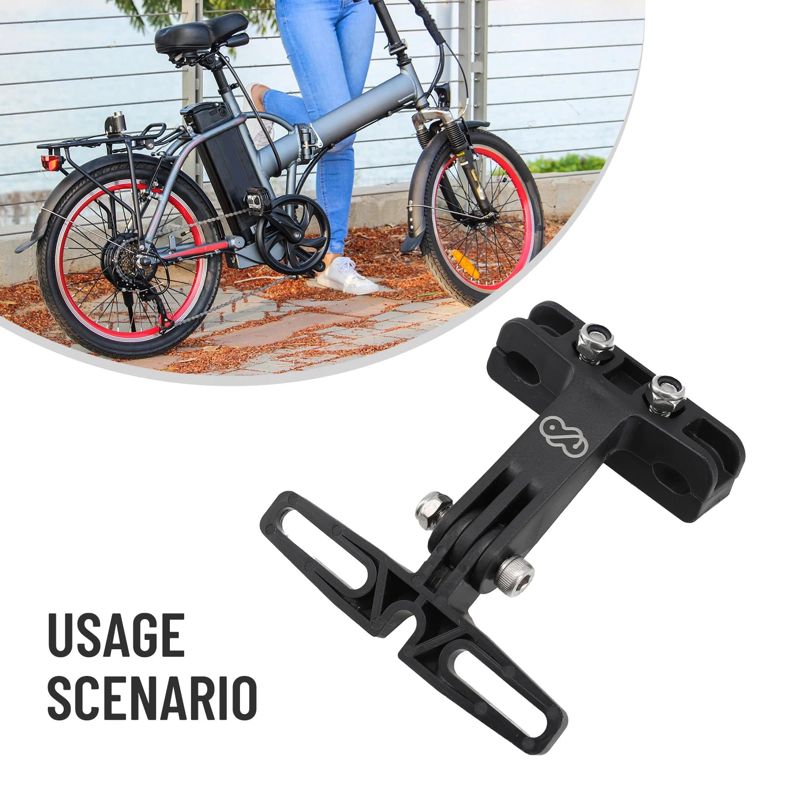 1PC Taillight Mount Holder 80x55mm ABS Bike Saddle Mount Hanger Seat-post Bracket Bicycle Lamp Plate Frame For-Gopro Camera Oasis Select