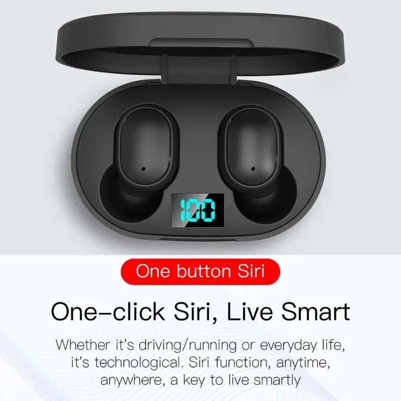 Wireless Earbuds Noise Canceling Waterproof Ear Buds in-Ear Stereo Headphones with LED Display Charging Case Oasis Select