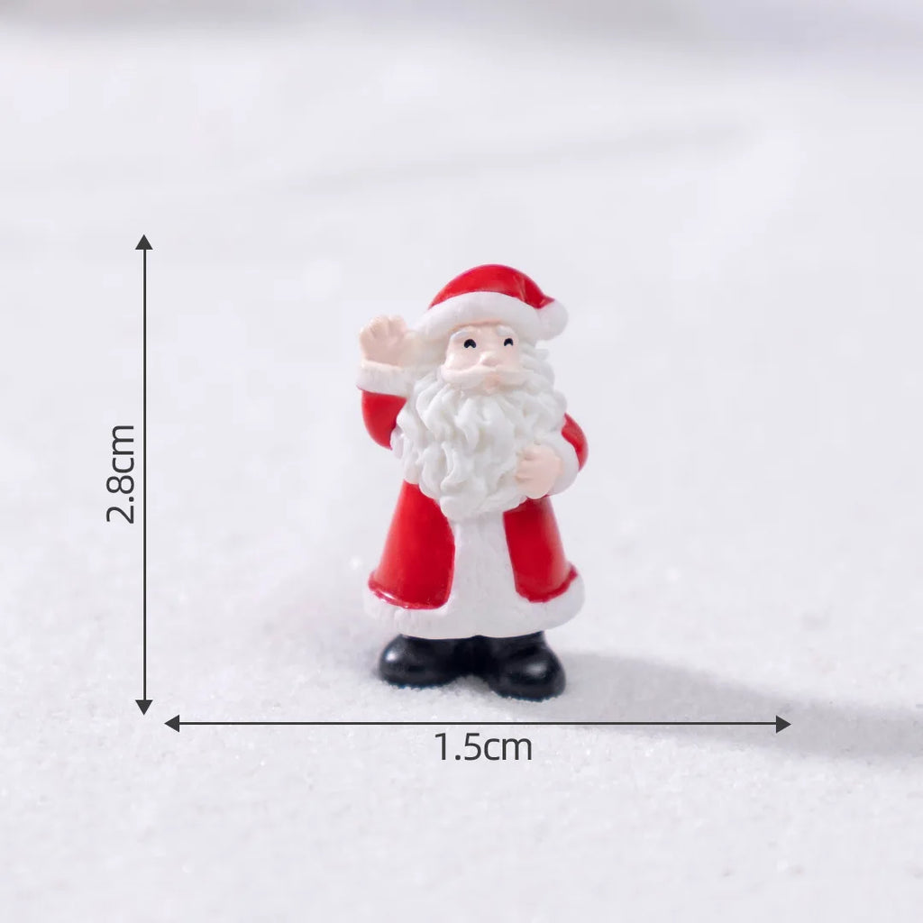 Mini Christmas Decorations For Home Santa Claus Snowman Christmas Tree Reindeer Doll Ornaments Home Decor New Year Child Gifts Oasis Select D