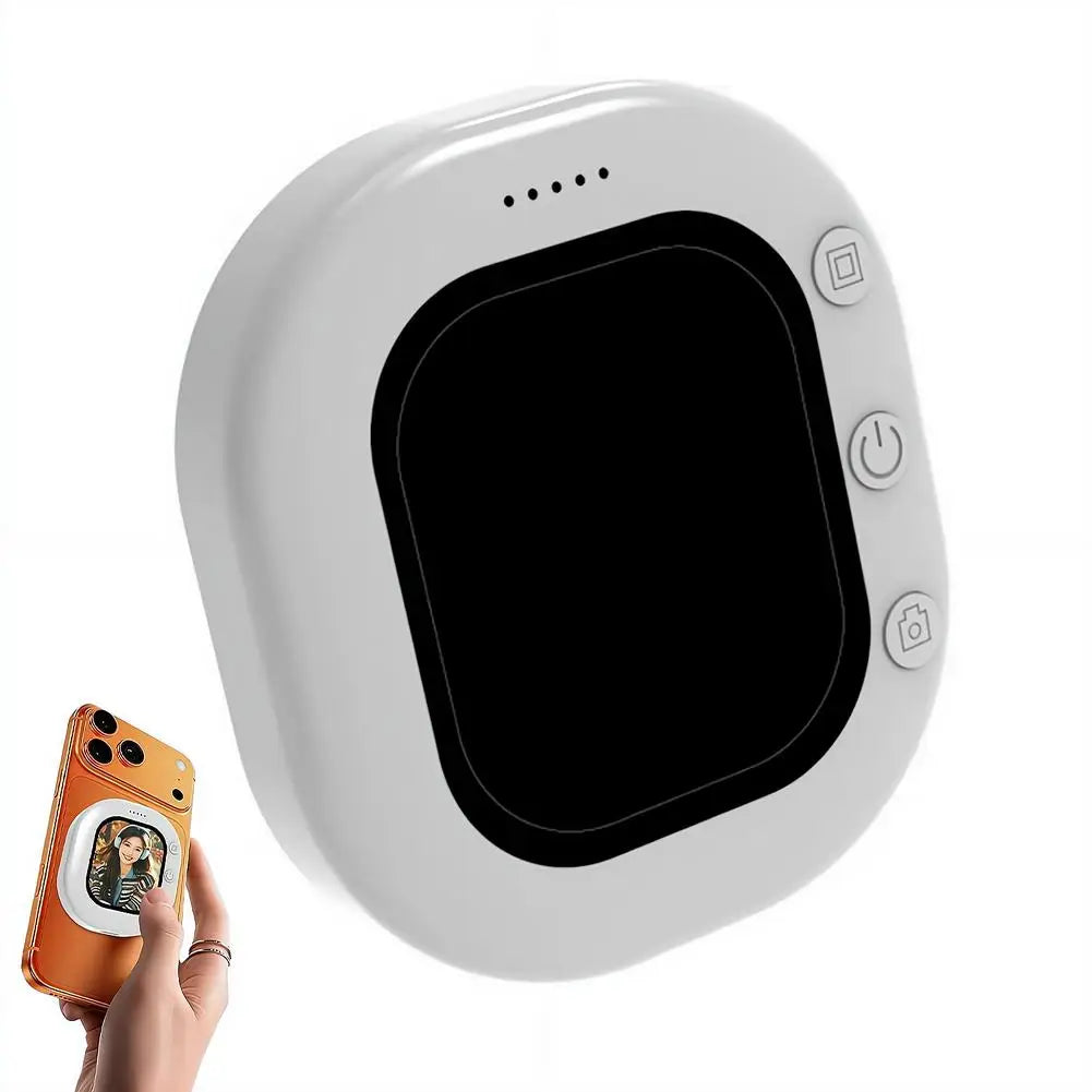 Phone Screen Mirroring Wireless Magnetic Device Outdoor Bluetooth Selfie Display Rear Camera Monitor Vlogging Live Selfie Screen Oasis Select