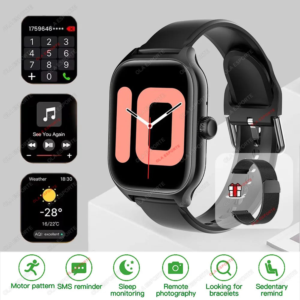 Ola Esporte Smartwatch GPS Bluetooth Call Heart Rate IP68
