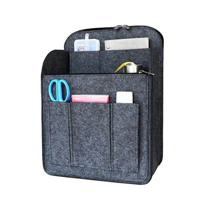 Felt Multi-Pocket Insert Organizer for Backpacks & Totes