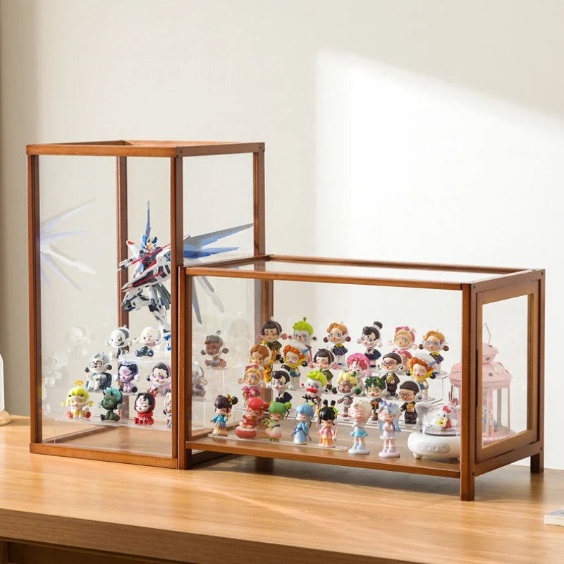 Figure Cabinet Wine Cabinet Toy Storage Rack Display Cabinet Household Sub-dustproof Transparent Cabinet Lego Display Cabinet Oasis Select