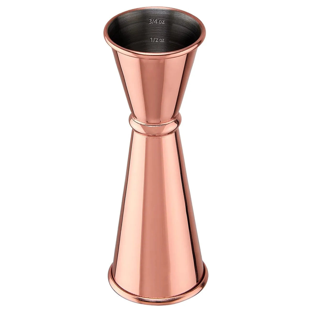 Stainless Steel Dual Shot Cocktail Jigger 1oz & 2oz Bar Measure