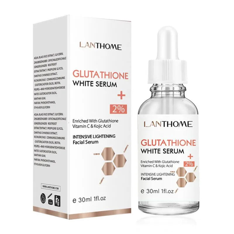 30ml Dark Skin Permanent Brightening Bleaching GLUTATHIONE Serum Face Skin Best Choose Nourish Nursing Solution Oasis Select