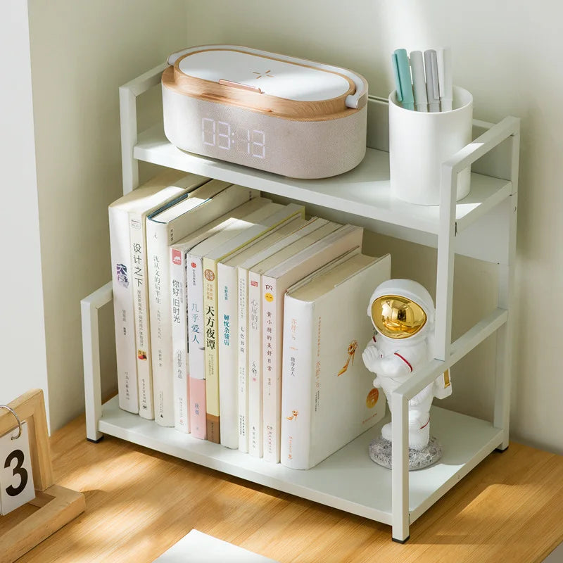 Bookshelf Simple desk shelf Children's combination book Desktop storage Student dormitory small bookcase Simple and modern Oasis Select