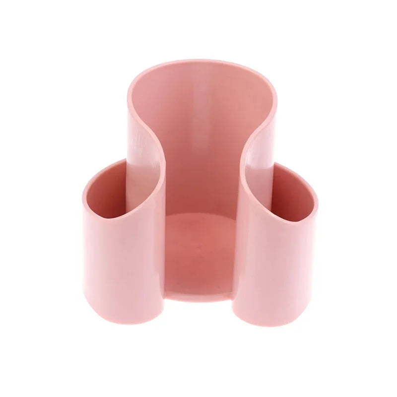 2-in-1 Dental Floss & Cotton Storage Box Countertop Organizer Bathroom Storage Organizer Oasis Select Pink