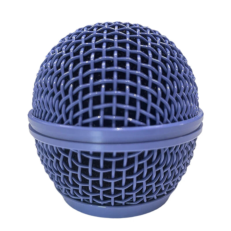 1pc For Shure SM58 Wireless Microphone Replacement Metal Microphone Grille Replacing Professional Party Mic Head Part Oasis Select Sky blue