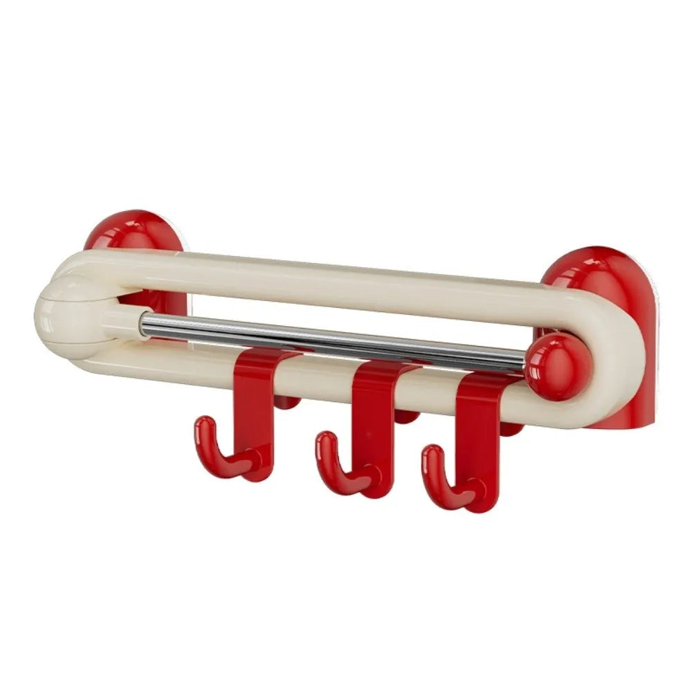 Adjustable Rotating Wall Hook – No-Drill Waterproof Storage Hook