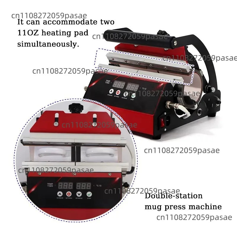 Double Station 40oz Mug Heat Press Sublimation Machine
