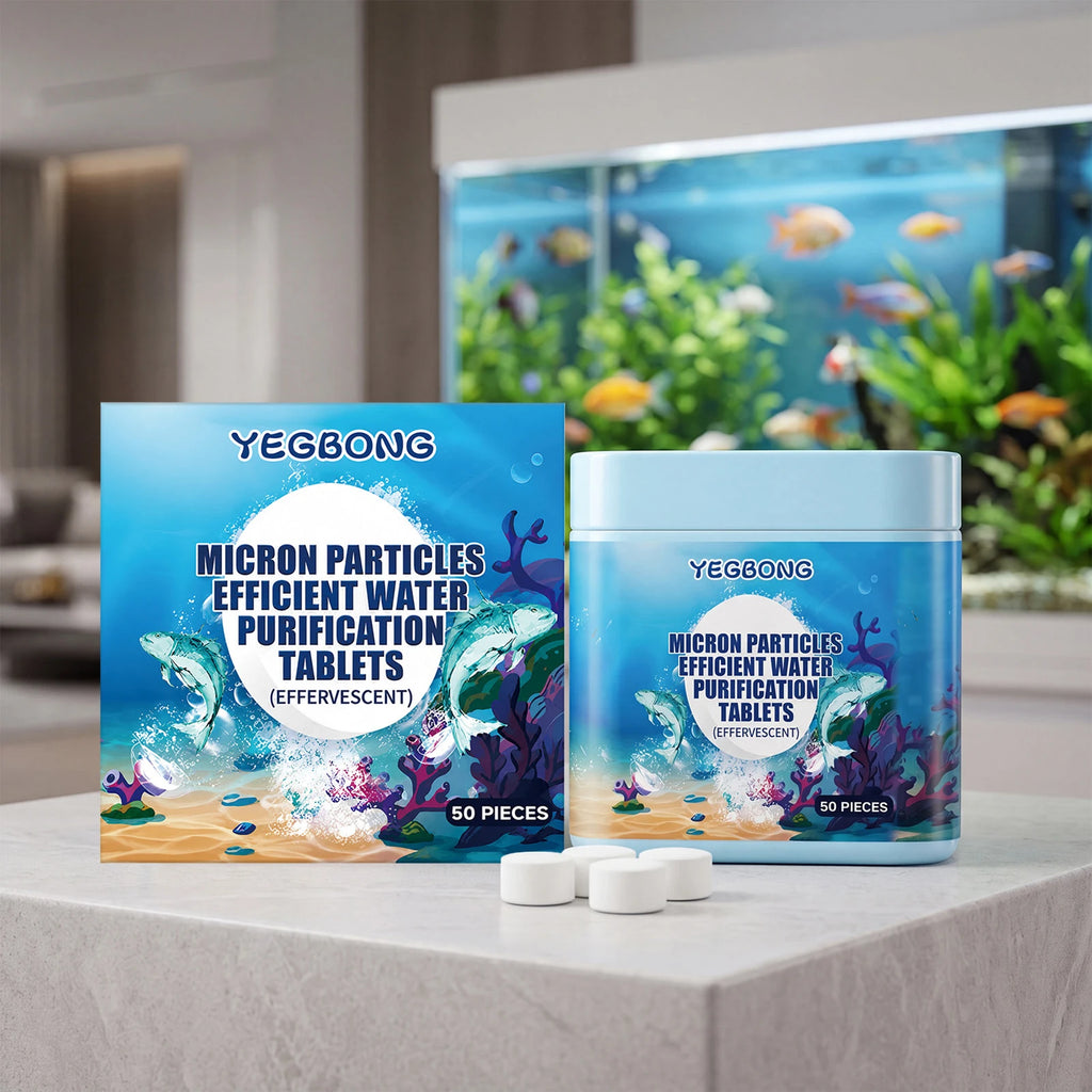 Aquarium Water Clarifier Tablets – Clears Cloudy Fish Tank Fast