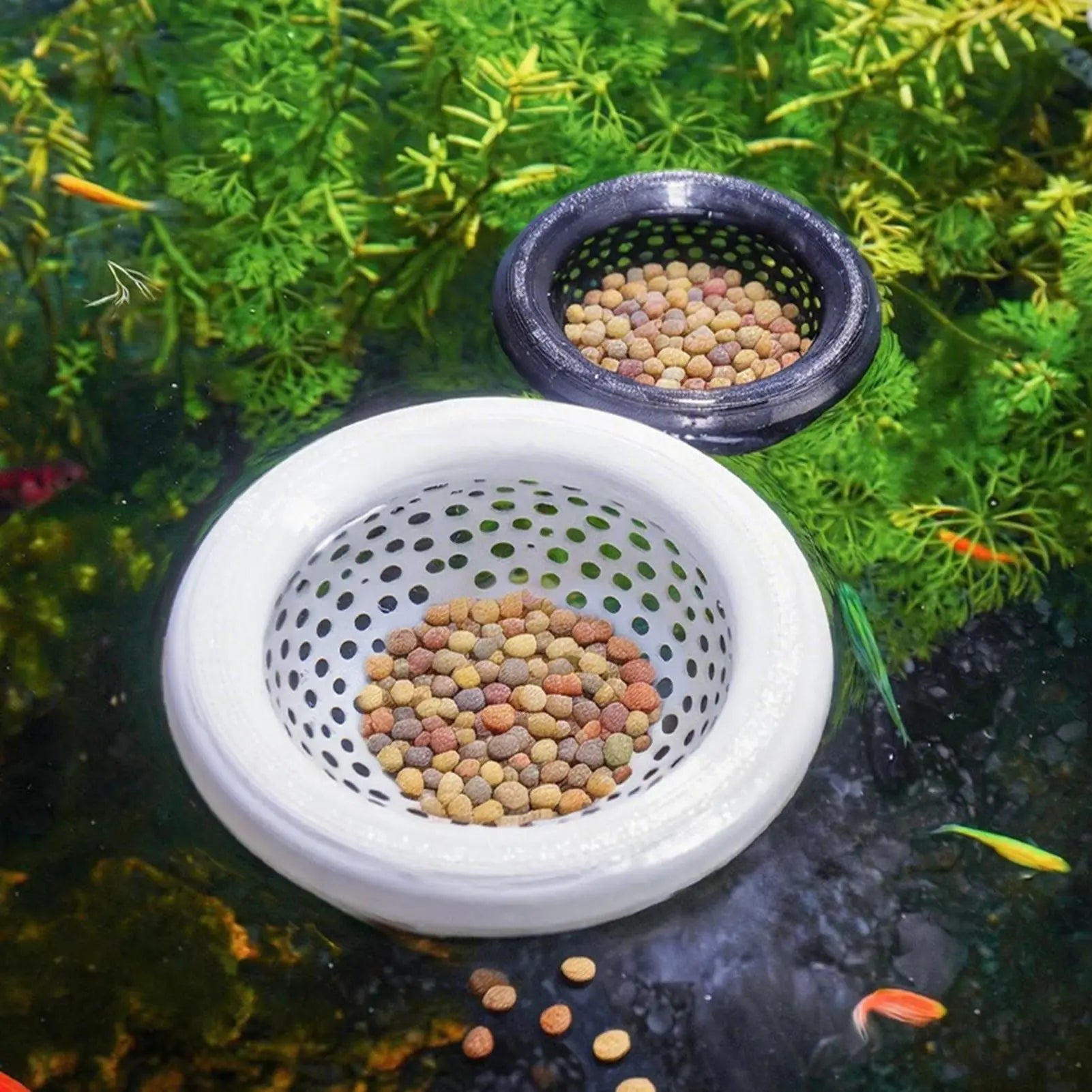 Aquarium Floating Cave Fish Shrimp Hideout Shelter Hammock Feeding Ring Resting Spot For Betta Small Aquatic Pet Supplie Oasis Select