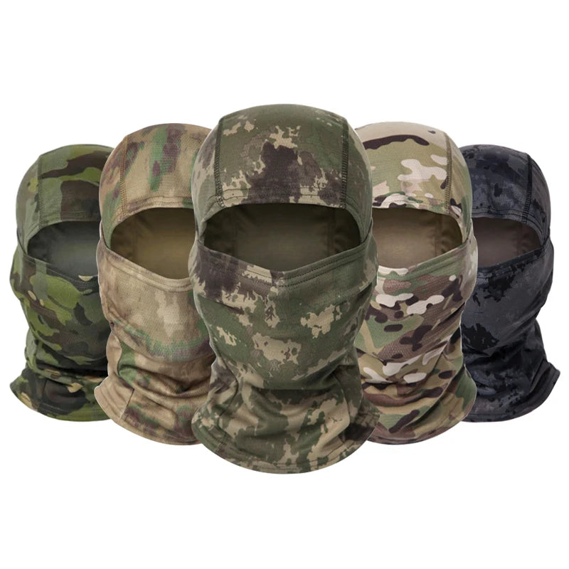 Camouflage Balaclava Hat Cycling Full Face Mask Outdoor Sports Hunting Hiking Ski Mask Motorcycle Helmet Inner Cap Oasis Select