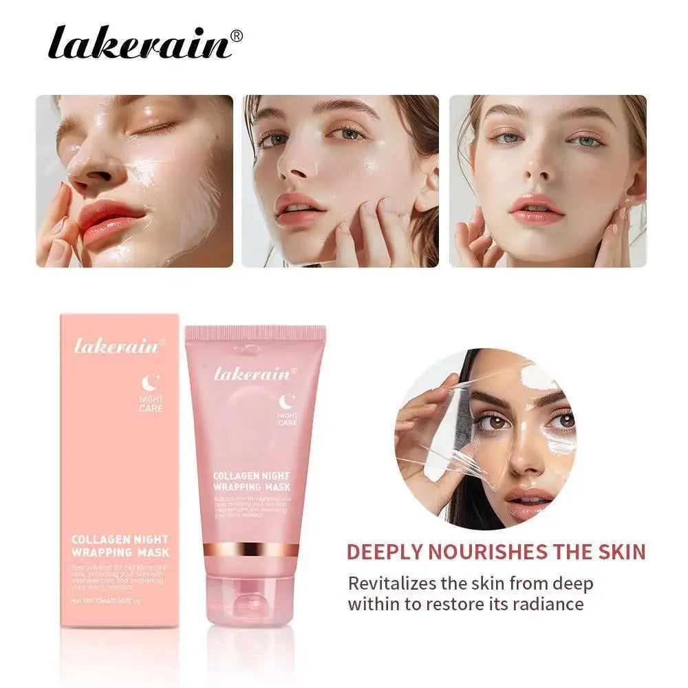 Lakerain Collagen Peel-Off Night Mask – Hydration & Firming