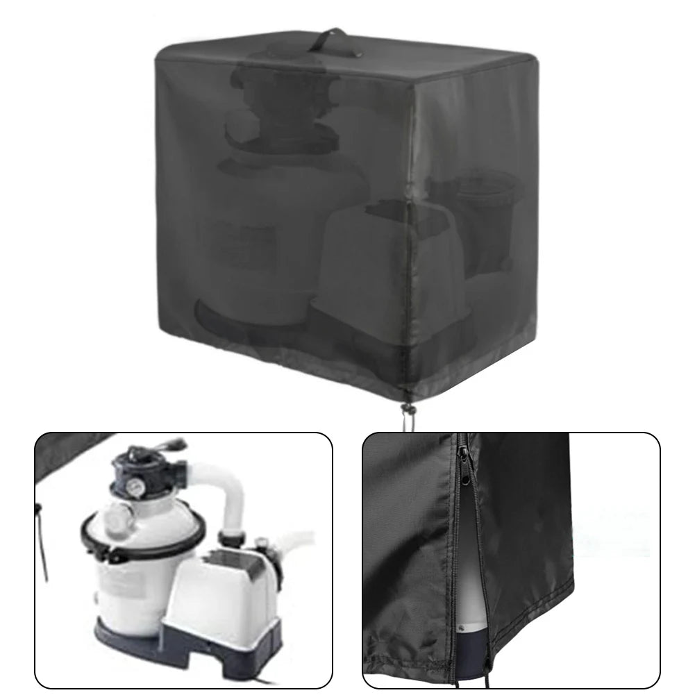 Waterproof Sand Filter Cover Filter Pump Sleeve 420D Oxford Cloth Cover For Intex For Krystal Clear Pool Pump Oasis Select