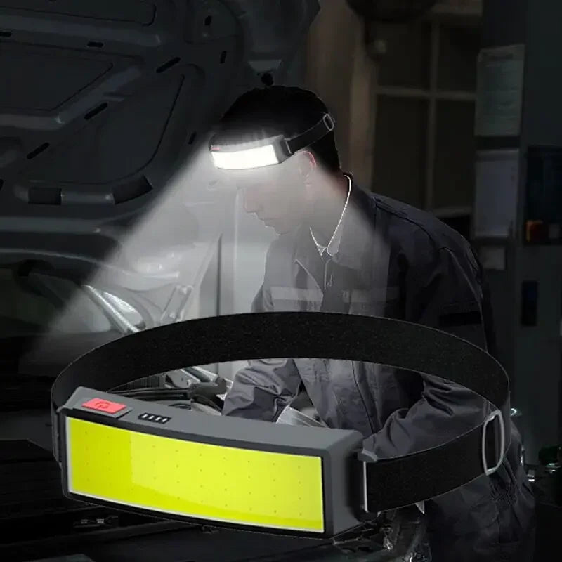 ESMARTER COB LED Rechargeable Headlamp – Camping & Outdoor