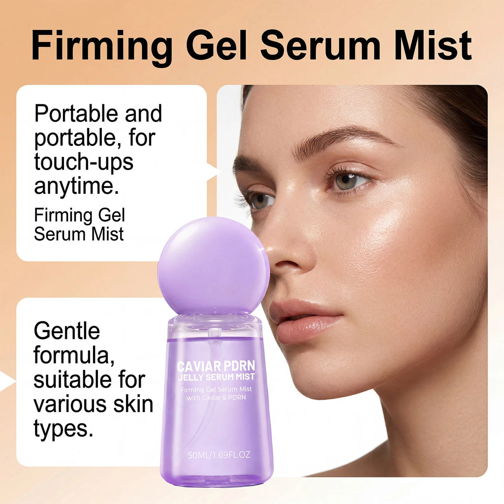 Caviar Face Serum Firming Hydrating Pdrn Jelly Serum Mist Improve Dullness Brightening Essence Spray Moisturizing Before Makeup Oasis Select