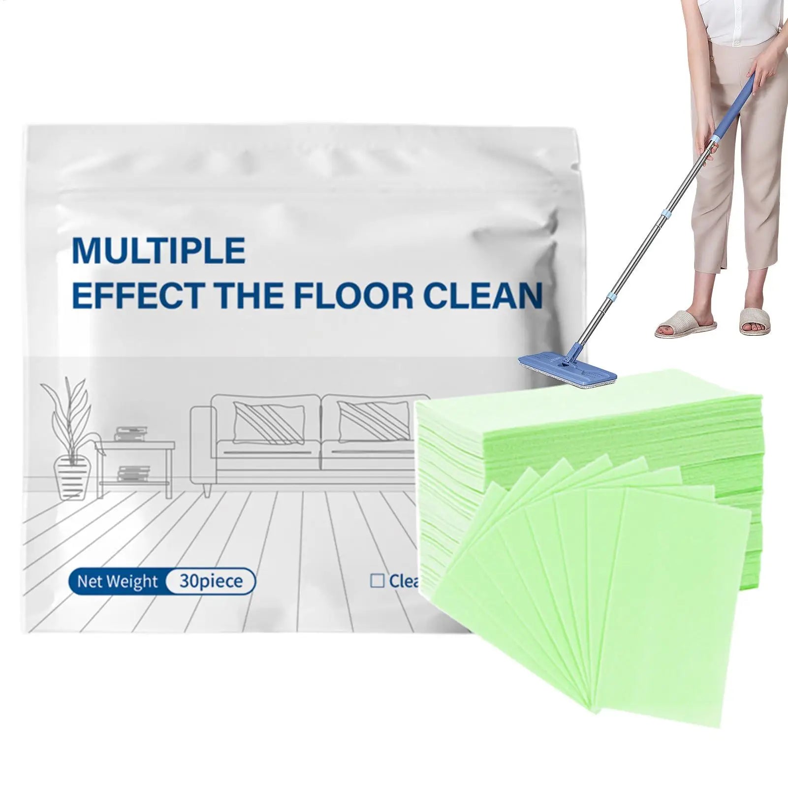 30Pcs Floor Cleaning Tablets Cleaner For Hardwood Laminate Tile & RV Walls Deodorization Shower Floor For Slippery Floor Clean Oasis Select