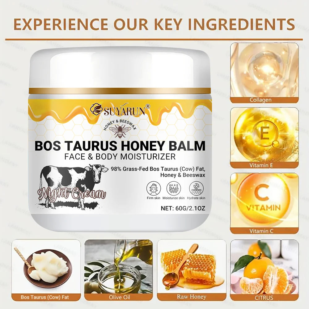 SUYARUN Tallow Cream with Honey & Vitamin C – Face & Body Face & Body Cream Oasis Select
