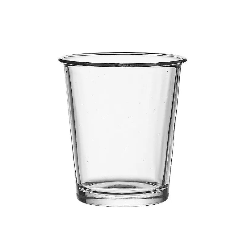 1pcs Transparent Glass Christmas Cups 360ml for Cappuccino, Tea, Espresso Latte, Juice, Milk, Iced Americano, French Flip Cup Oasis Select