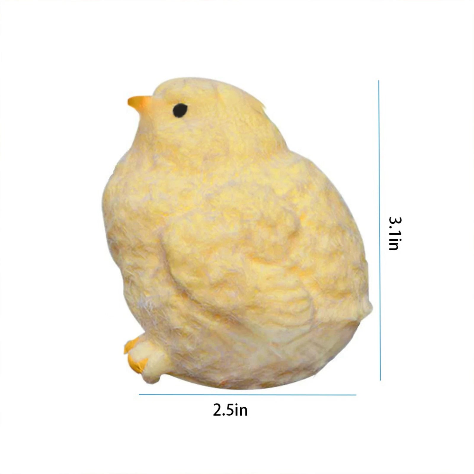 Handmade Chicken Squishy Squeeze Toy – Cute Stress Relief Chick Squishy Fidget Toy Oasis Select
