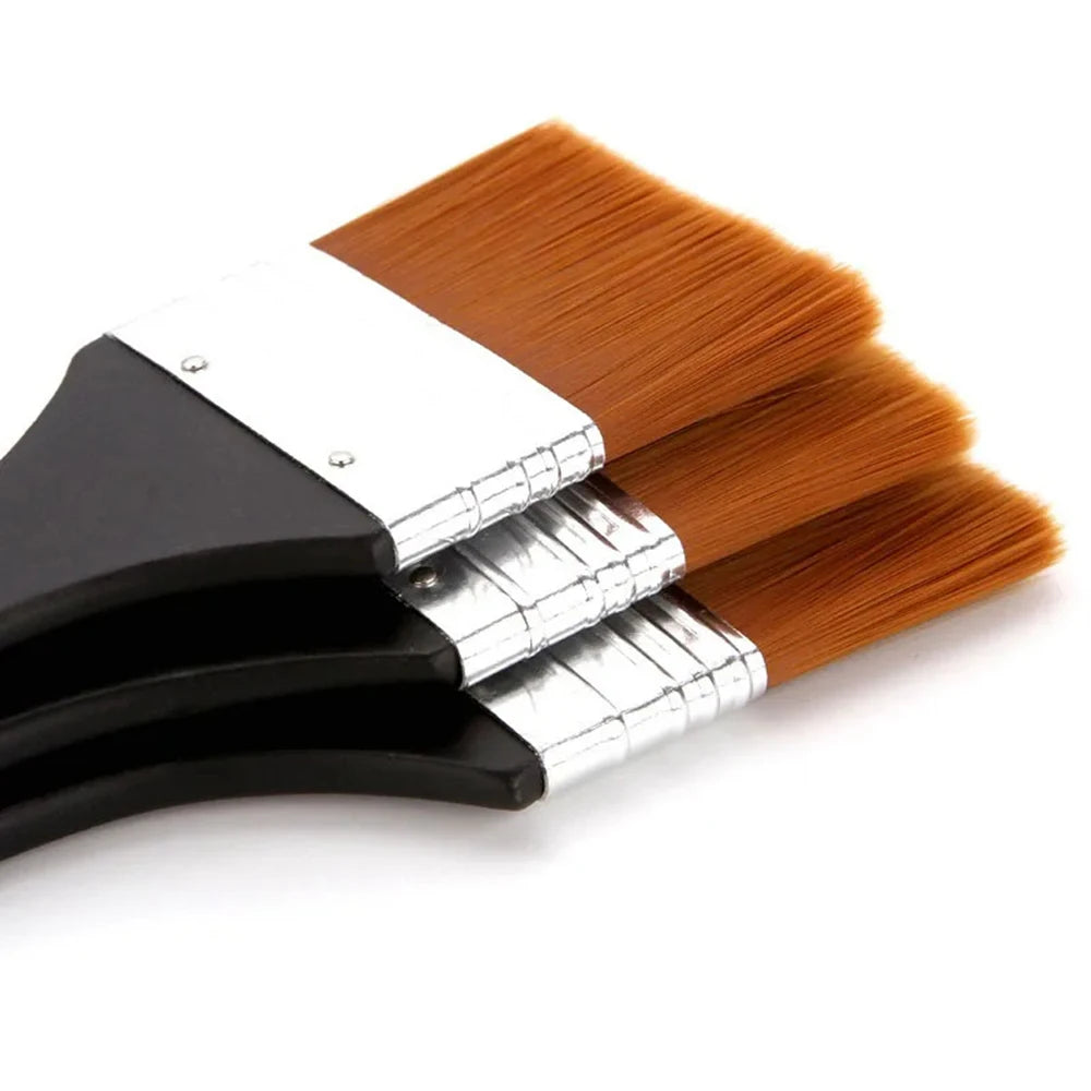 1/3/4/7Pcs Flat Paint Brushes for Acrylic Painting, Oil Art Paint Brushes Set, Craft Paint Brushes for Applying Gesso, Acrylic P Oasis Select