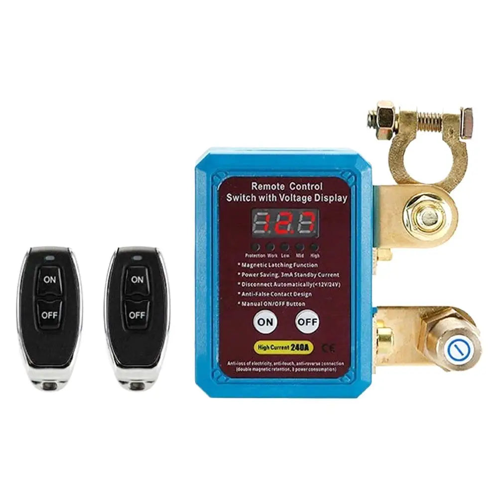 Smart Remote Battery Disconnect Switch 12V/24V 240A Kill Switch