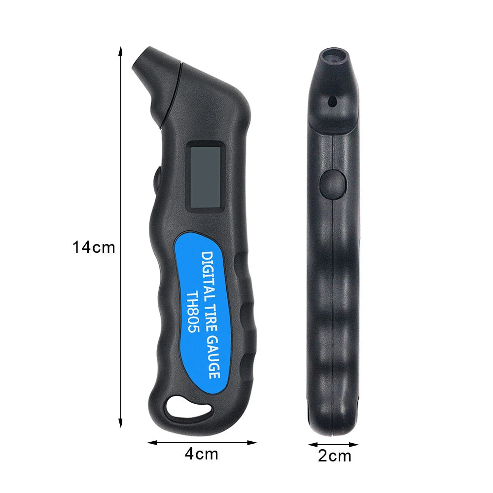 Digital Tire Pressure Gauge TH805 – 150 PSI LCD, Car Bike Truck Tire Pressure Gauge Oasis Select