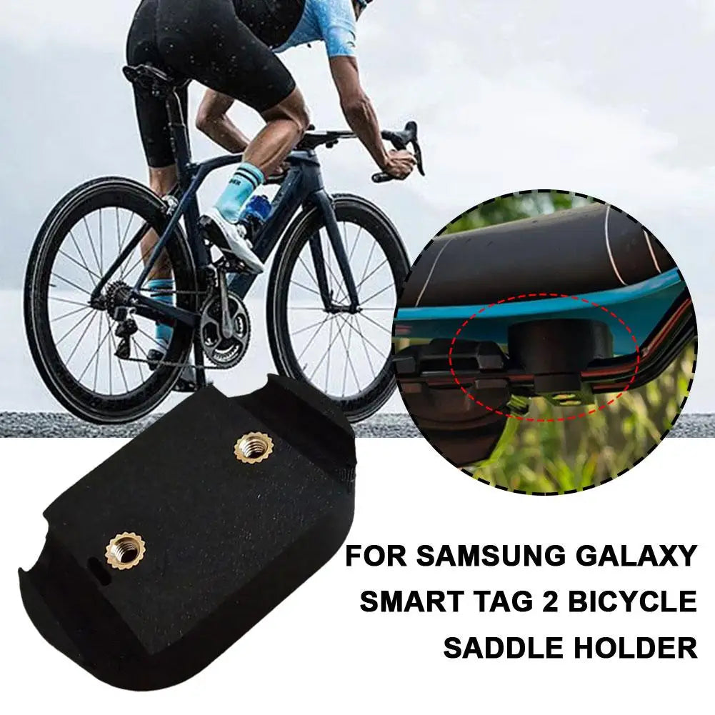 1set For Samsung Galaxy Smart Tag 2 Bicycle Saddle Holder Anti-lost Anti-Drop Shockproof Protective Shell Case Mounting Bracket Oasis Select