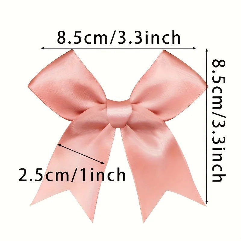 50pcs, decorative bow 3.35 inches, gift wrapping decoration, wedding, holiday and DIY crafts, birthday gifts, accessories Oasis Select