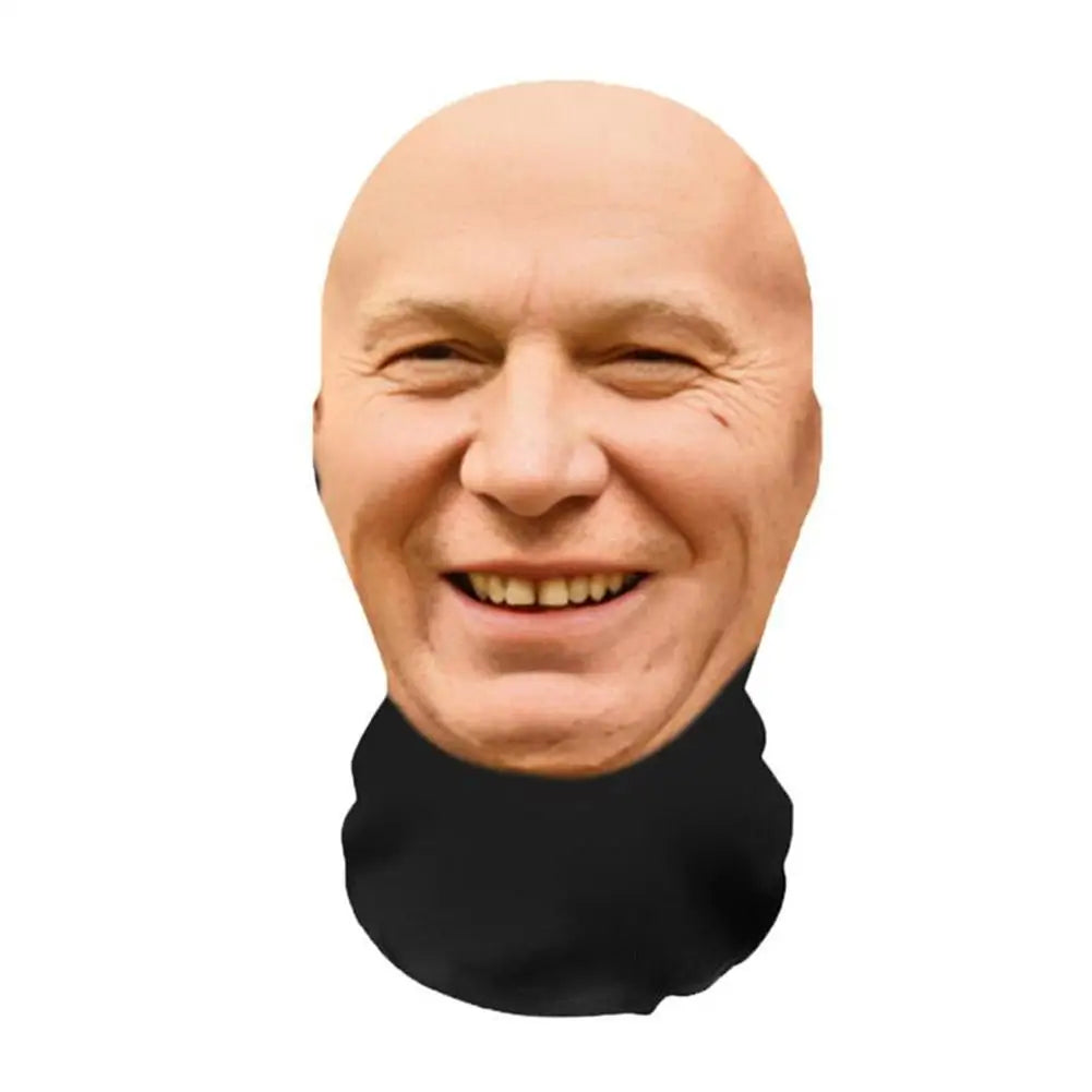 2025 New 3D Printed Mask Funny Mesh Mask Full Face Headwear Elastic Mesh Cosplay Headwear Balaclava Hood Hat Headgear Oasis Select I