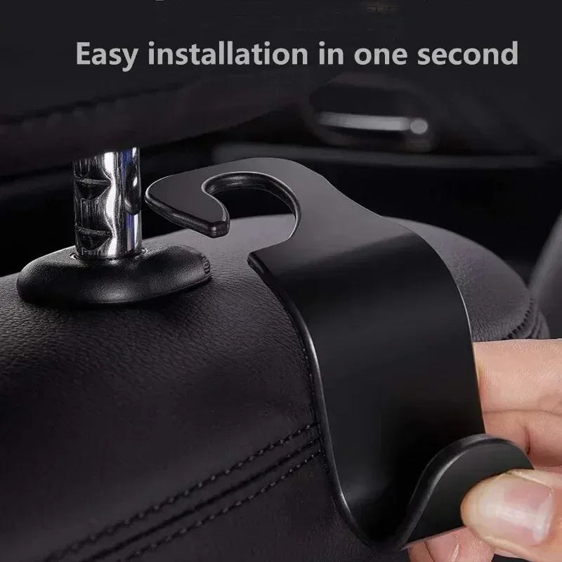 Universal Car Seat Headrest Hook Hooks Storage Hanger Car Back Seat Organizer Holder Auto Interior Accessories 2/4/8Pcs Oasis Select