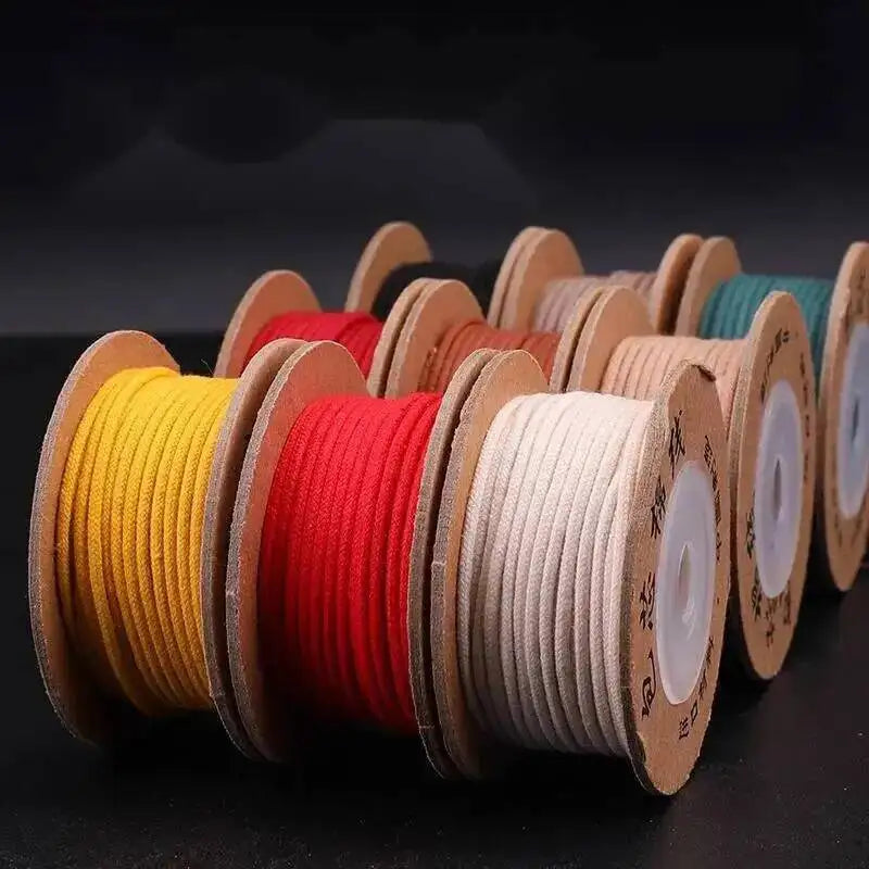 14/10 meters 1.5/2.0mm Cotton Cord Rope Chinese Knot Macrame Cord Rope For Jewelry Making For Shamballa Bracelet Oasis Select