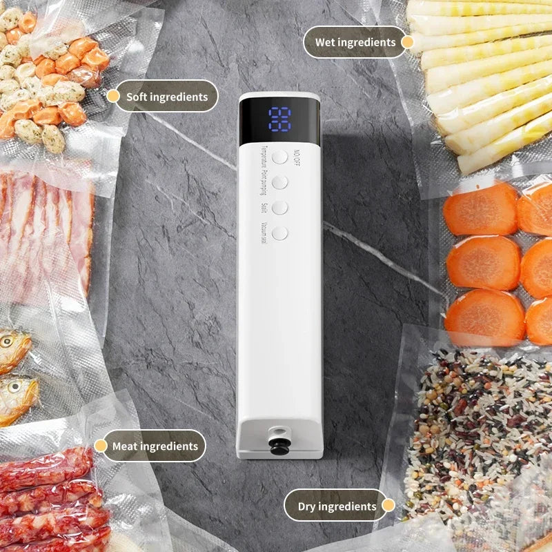 GUOHE Mini Wireless Vacuum Sealer – Portable Food Sealing Machine