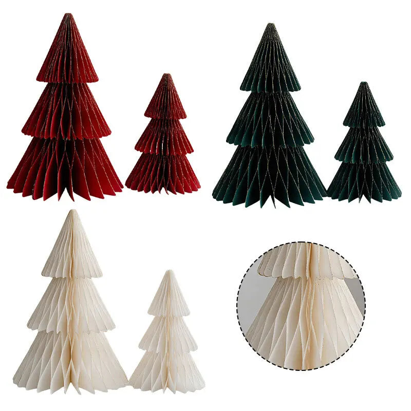 Christmas festive atmosphere desktop decoration kit with paper ornaments designed for home and office use on tables and cabinets Oasis Select