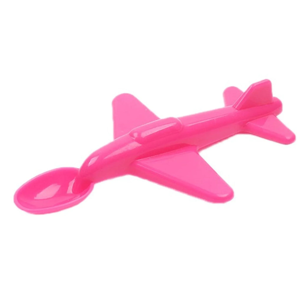 Airplane Shape Feeding Spoon For Baby Feeding Spoon Cute Tableware Safe Utensils Toddler Silicone Cutlery Training Spoon Oasis Select